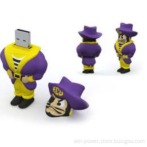 Customized PVC USB Flash Drive, Custom Shaped USB Pen Drive